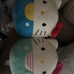 Hello Kitty plushies 