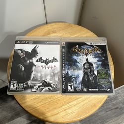 PS3 Batman Games (2) 