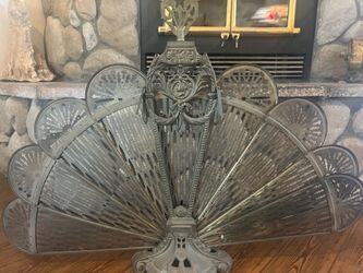 Vintage Fireplace Screen