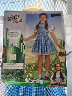 Wizard of Oz Dorothy Child Costume Small 4-6