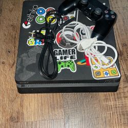 PS4 With Cords An 1 Controller Runs Perfect Plugs All Good