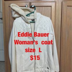 Woman's  coat  (size  L)  -  $15