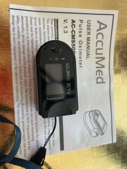 AccuMed AC-CMS50D Fingertip Pulse Oximeter