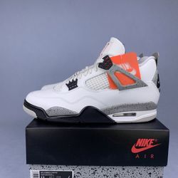 Air jordan 4s  white cement more colors available