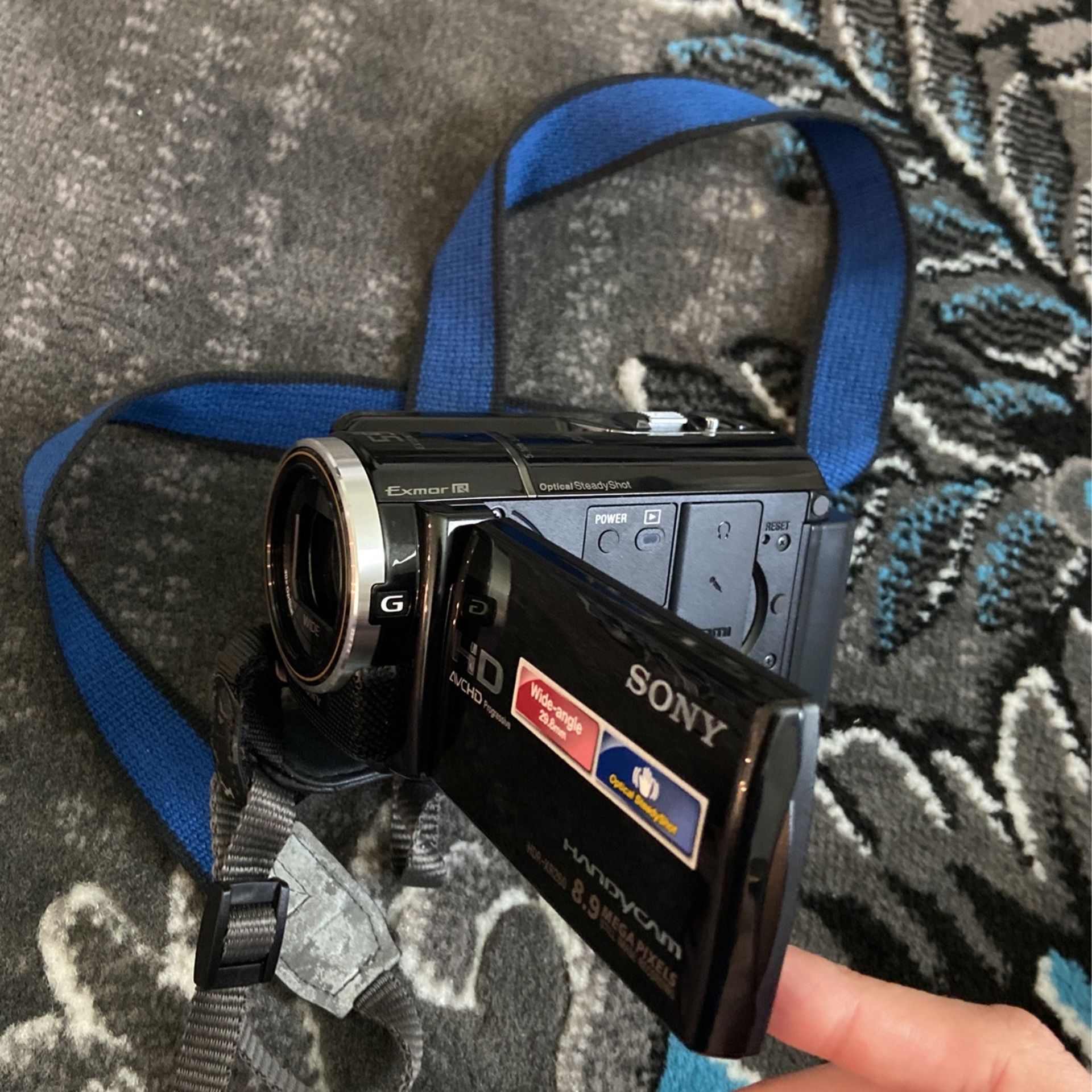 Sony Handycam HDR-XR260 Camcorder In Hands