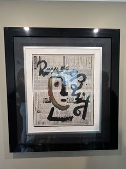 Romero Britto Print Framed Art 30/60
