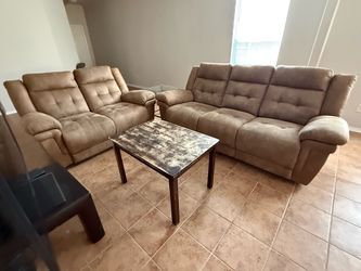 Couches and end tables