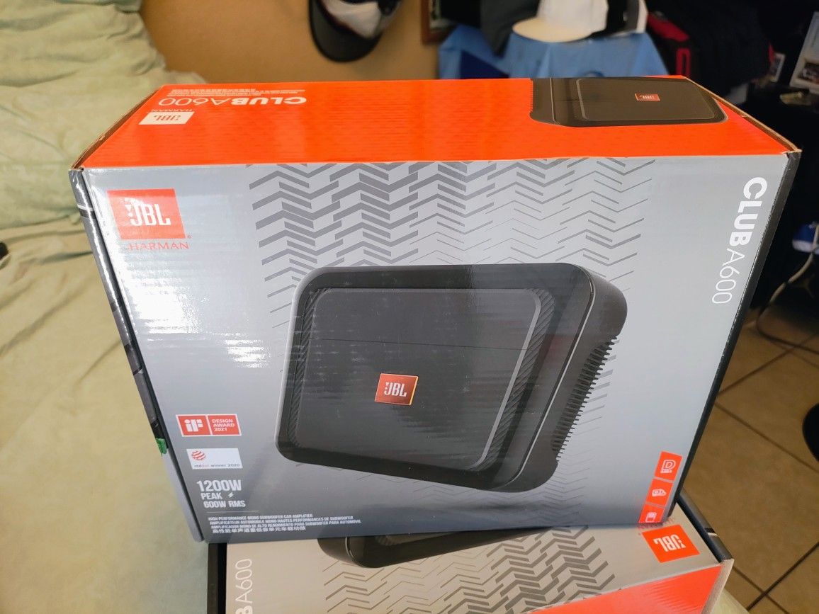 JBL Club 600 RMS Amp With Bass Remote Knob. Brand New In Box!!!