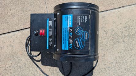 Ozone Uvonair UV-80H in-line ozone generator ultraviolet designed 8-inch ventilation ducts
HYDROPONICS