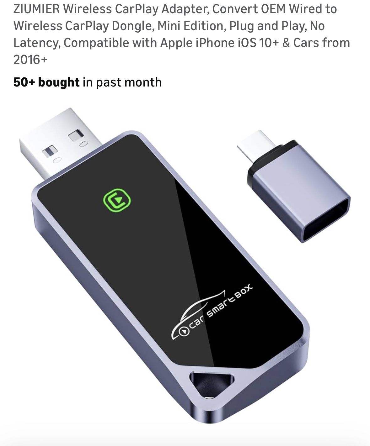 Wireless CarPlay Adapter