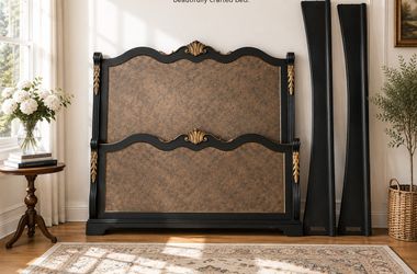 Lux King Headboard and FootBoard with Rails
