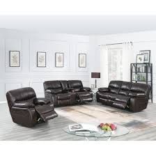New Power Reclining Couch / Love Seat.  Brown Leather.  Free Delivery!
