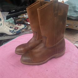 WOLVERINE WORK BOOTS SIZE 7 1/2 D