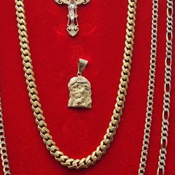 14K  GOLD CUBAN MONACO CHAIN 16 INCH 18 GRAMS