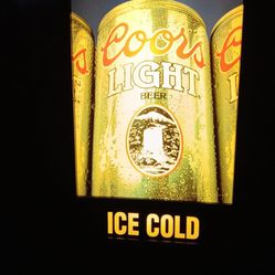 Coors Light Beer  Sign
