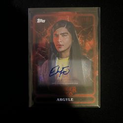 Eduardo Franco as: ARGYLE From Stranger Things /10 Auto
