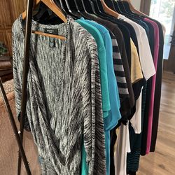 Women's Name Brand Long Vest Size XL and 1X Sold Separately