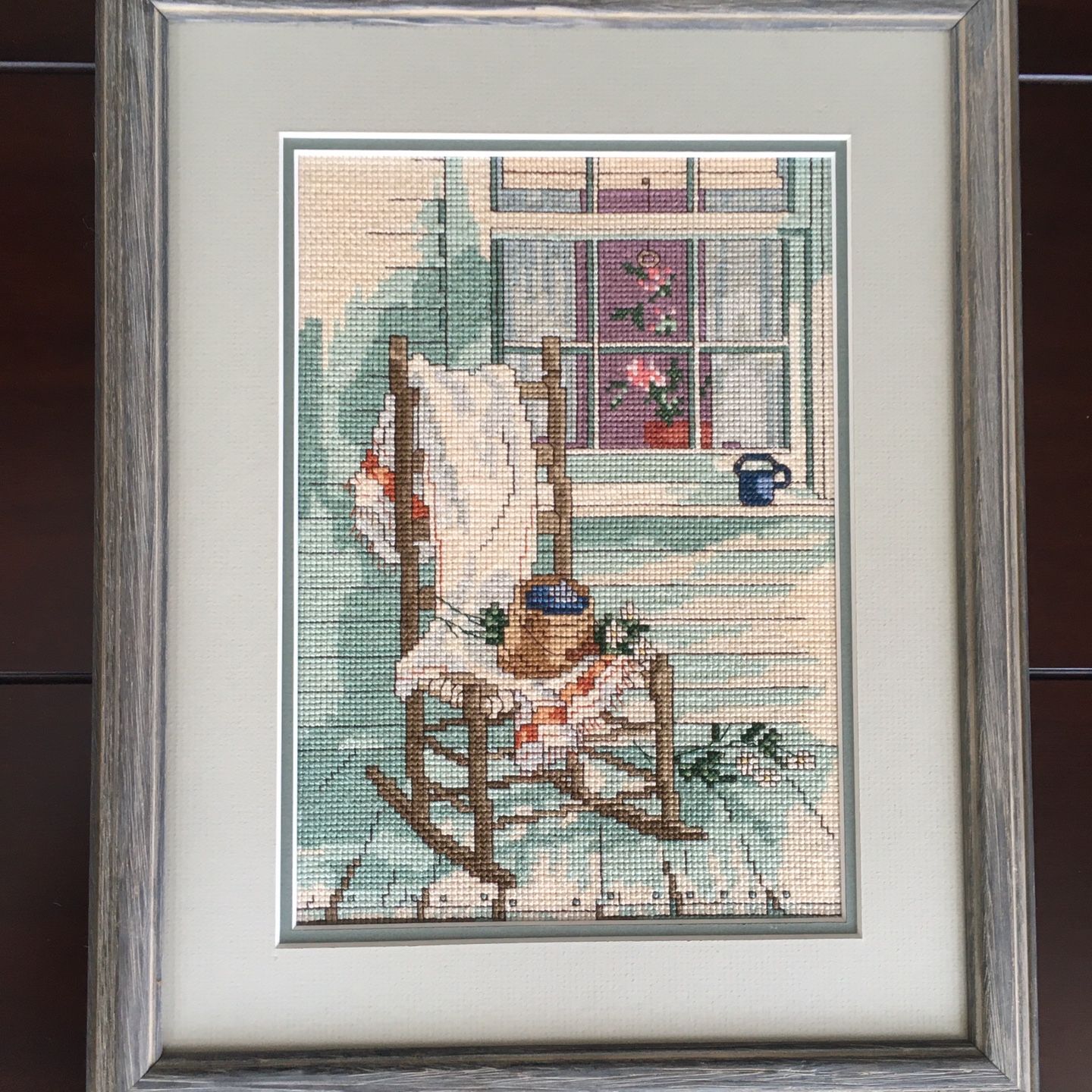 Vintage Framed/Matted Needlework