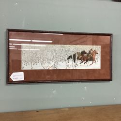 BEV DOOLITTLE Man & Horses Print