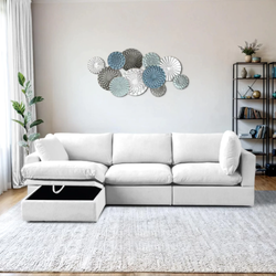 FREE DELIVERY New In Box 4 Piece Cloud Modular Sectional Couch - White