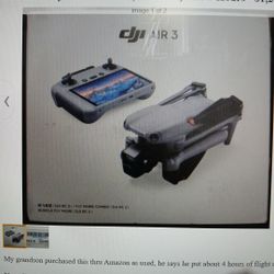DJI Air 3 Fly MORE Combo (DJI RC 2) - Low Hours