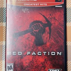 Red Faction Greatest Hits (Sony PlayStation 2, 2002) With Manual PS2 Tested