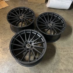 5x112 Rims 5 Lug Wheels 20s Rines 3 ONLY