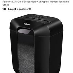 Fellowes Paper Shredder (Home Office)