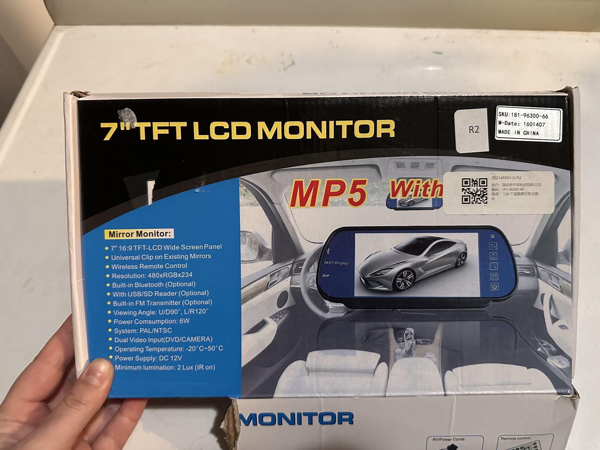 Widescreen Car Monitor Car Rear View Mirror