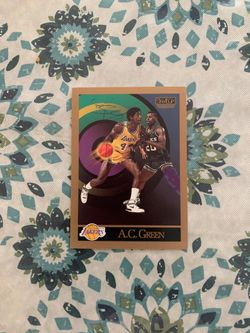 A.C Green basketball card SIGNED