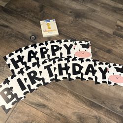 Cow-Themed 1st Birthday Party
