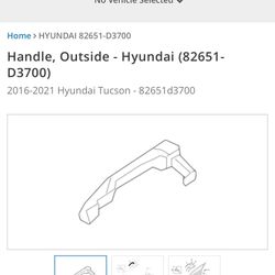 Door Handle Hyundai Tucson 2016-2021