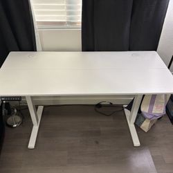 Electric Standing Desk - White