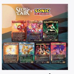 Sonic Magic The Gathering Secret Lair