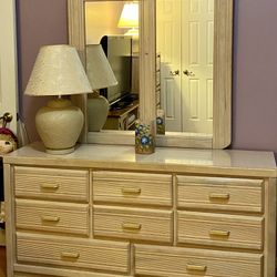Bedroom Set - Solid Washed Wood