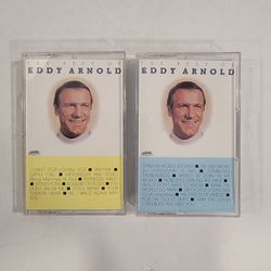 Set of 2 The Best Of Eddy Arnold Cassette Tapes ~ Country Music
