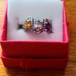 New  Natural Gemstone Ring