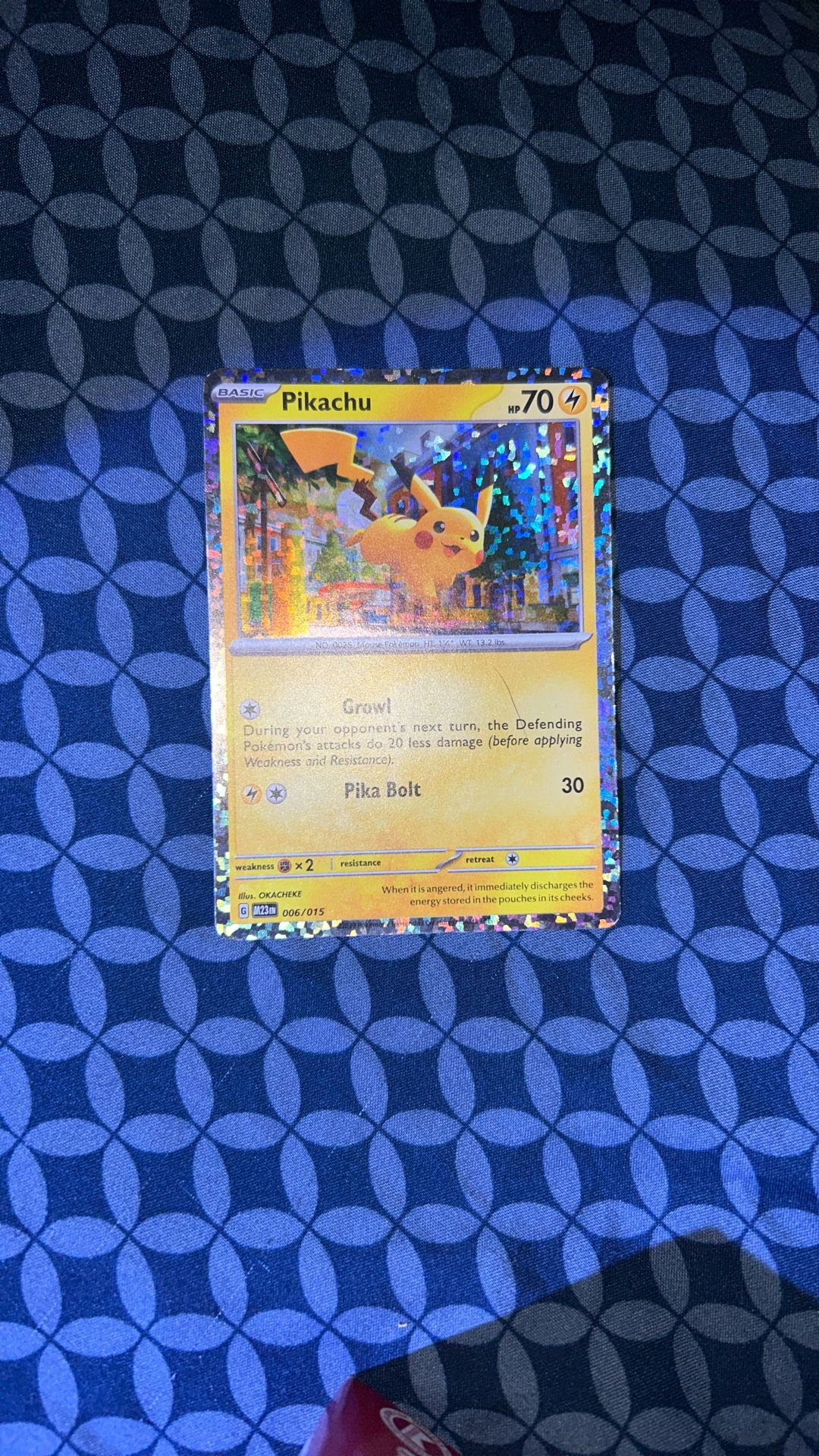 Pikachu Pokémon Card