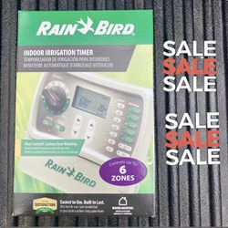 Irritation Timer.  Indoor Mounting. 6 Zones  Brand New In Factory Box .  See Photos For Information.