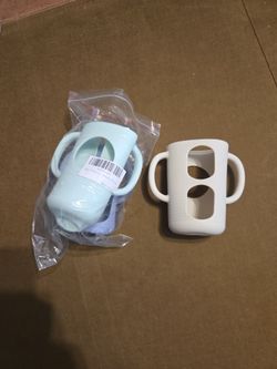 Silicone Baby Bottle Sleeves w/ Handles – 8 oz, 3-Pack (New)