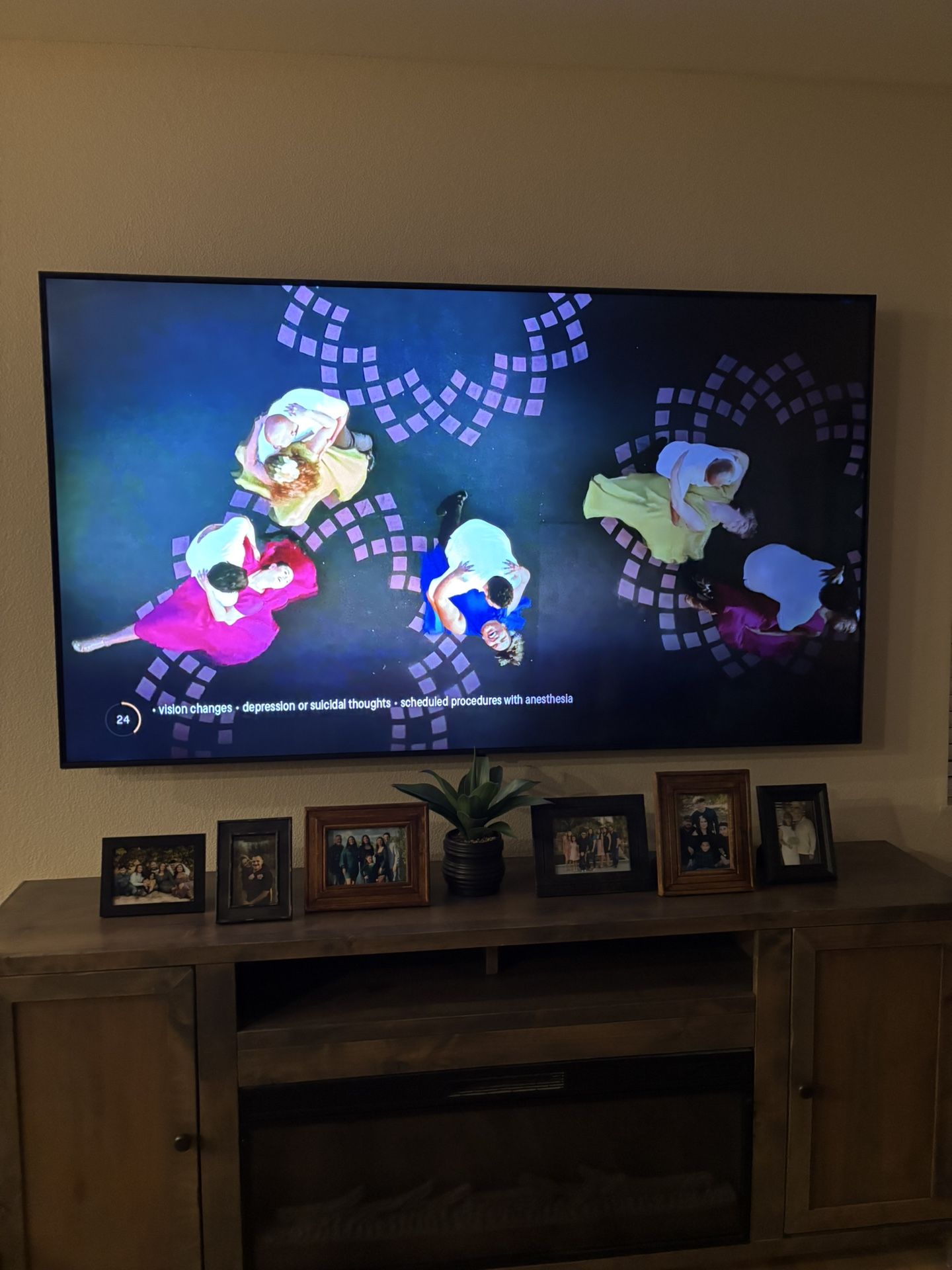 lg 86 screen Issue Half Not As Bright