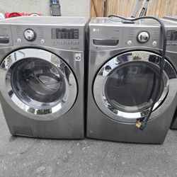 Lg Washer And Dryer Set Electric 