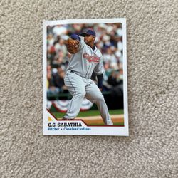 Sports Illustrated Kids CC Sabathia Cleveland Indians Card