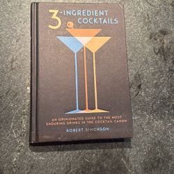 Book: 3-Ingredient Cocktails