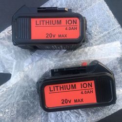 BCD 200 for  DEWALT  20 Volt  4.0 Ah Batteries 🔋  Pair
