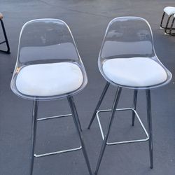 Set Of 2 !!! New 27.5” Barstool Counter Height Bar Chair 