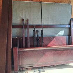 King Bedframe And Bed