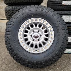 17" KMC rims w/ 34" Nitto Ridge Grappler