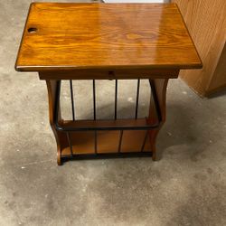 Book table with one drawer