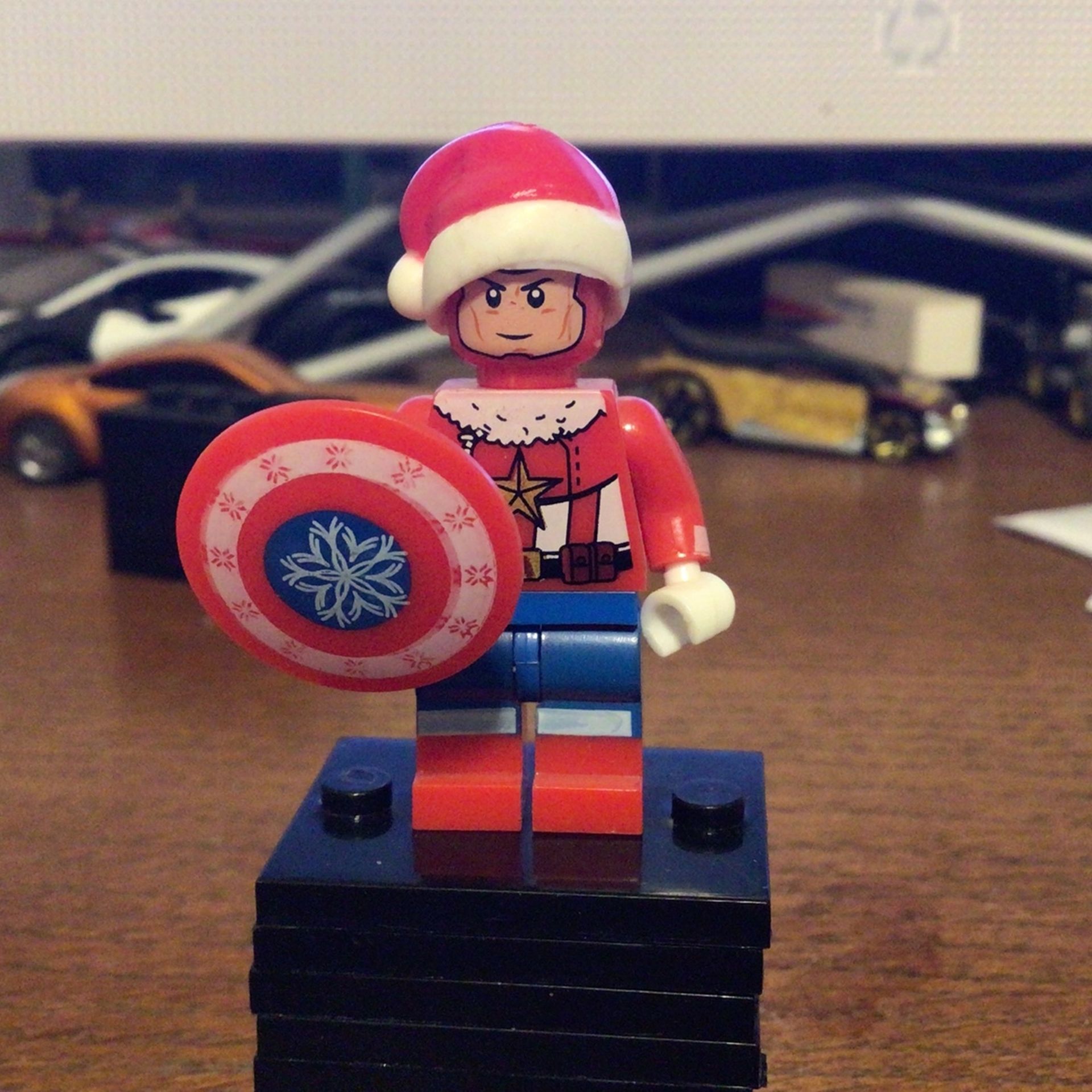 Lego Compatible Santa Captain America